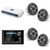 JL Audio MM105 & MV800/8i w/ (2) M6-880X-S-Gmti, Gunmetal & Titanium Sport Grille Speakers