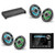 JL Audio MM105 & XDM800/8 w/ (2) M6-770X-S-Gmti-i, RGB LED, Gunmetal & Titanium Sport Grille Speakers