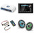 JL Audio MM105 & MV400/4i w/ M6-770X-S-Gmti-i, RGB LED, Gunmetal & Titanium Sport Grille Speakers & LED Controller