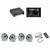 JL Audio MM105 & XDM200/2 w/ (2) M6-650X-S-GwGw-i, RGB LED Gloss White, Sport Grille Speakers & LED Controller