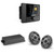 JL Audio MM50 & MX500/4 w/ M6-770X-S-Gmti, Gunmetal & Titanium Sport Grille Speakers