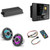JL Audio MM50 & MX500/4 w/ M6-880X-S-Gmti-i, RGB LED, Gunmetal & Titanium Sport Grille Speakers & LED Controller