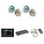 JL Audio MM105 & XDM800/8 w/ (2) M6-880X-S-GwGw-i, RGB LED Gloss White, Sport Grille Speakers & LED Controller