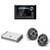JL Audio MM105 & MHD600/4 w/ M6-880X-S-Gmti, Gunmetal & Titanium Sport Grille Speakers