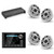 JL Audio MM105 & XDM800/8 w/ (2) M6-770X-S-GwGw, Gloss White, Sport Grille Speakers