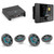 JL Audio MM50 & XDM200/2 w/ (2) M3-650X-S-Gm-i LED 6.5 Sport Grill Gunmetal Speakers