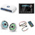JL Audio MM105 & MV400/4i w/ M6-770X-S-GwGw-i, RGB LED Gloss White, Sport Grille Speakers & LED Controller