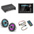 JL Audio MM105 & XDM400/4 w/ M6-880X-S-Gmti-i, RGB LED, Gunmetal & Titanium Sport Grille Speakers & LED Controller