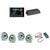 JL Audio MM105 & MX500/4 w/ (2) M6-770X-S-GwGw-i, RGB LED Gloss White, Sport Grille Speakers & LED Controller