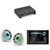 JL Audio MM105 & XDM400/4 w/ M6-770X-S-GwGw-i, RGB LED Gloss White, Sport Grille Speakers