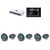 JL Audio MM105 & MV600/6i w/ (3) M3-650X-S-Gm-i LED 6.5 Sport Grill Gunmetal Speakers