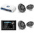 JL Audio MM105 & MV400/4i w/ (2) M3-770X-S-Gm 7.7 Sport Grill Gunmetal Speakers