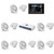 JL Audio MM105 & MV600/6i w/ (6) M3-770X-C-Gw 7.7 Classic Grill White Speakers