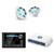 JL Audio MM105 & MV400/4i w/ M3-770X-S-Gw-i RGB LED 7.7 Sport Grill White Speakers