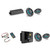 JL Audio MM50 & MX280/4 w/ (2) M3-770X-S-Gm-i LED 7.7 Sport Grill Gunmetal Speakers & LED Remote