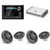 JL Audio MM105 & MHD600/4 w/ (2) M3-770X-S-Gm 7.7 Sport Grill Gunmetal Speakers