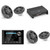 JL Audio MM105 & XDM400/4 w/ (2) M3-770X-S-Gm 7.7 Sport Grill Gunmetal Speakers
