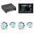 JL Audio MM105 & XDM200/2 w/ (2) M3-650X-S-Gw-i RGB LED 6.5 Sport Grill White Speakers