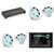 JL Audio MM105 & XDM800/8 w/ (2) M3-770X-S-Gw-i RGB LED 7.7 Sport Grill White Speakers