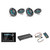 JL Audio MM105 & XDM800/8 w/ (2) M3-770X-S-Gm-i LED 7.7 Sport Grill Gunmetal Speakers & LED Remote