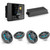 JL Audio MM50 & MX500/4 w/ (2) M3-770X-S-Gm-i LED 7.7 Sport Grill Gunmetal Speakers