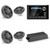 JL Audio MM105 & MX500/4 w/ (2) M3-770X-S-Gm 7.7 Sport Grill Gunmetal Speakers