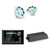 JL Audio MM105 & MX500/4 w/ M3-770X-S-Gw-i RGB LED 7.7 Sport Grill White Speakers