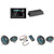JL Audio MM105 & MX500/4 w/ (2) M3-770X-S-Gm-i LED 7.7 Sport Grill Gunmetal Speakers & LED Remote