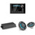 JL Audio MM105 & MX500/4 w/ M3-770X-S-Gm-i LED 7.7 Sport Grill Gunmetal Speakers