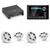 JL Audio MM105 & XDM200/2 w/ (2) M3-650X-S-Gw 6.5 Sport Grill White Speakers