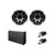 Wet Sounds REV 10 HD XS-W + Stainless Fixed Clamp + SYN-DX2.3HP Amp