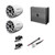 Wet Sounds REV 10 HD XZ-W + Stainless Swivel Clamp + SYN-DX2 Amp