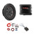 DS18 ZR500.1D + Kicker 10in Shallow Sub Amp Kit w/ LOC + Wiring