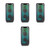 ATG FYRE-PRO-55 Wireless Party Speaker 4-Pack