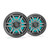 JL Audio M200 6.5" Marine Coaxial Speakers with Gray Sport Grilles with RGB LED Lighting - 010-04753-03
