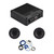 Kicker 53CXA9001 Amplifier, Two 52CVR102 10" CompVR Subwoofers & 4 AWG Kit
