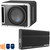 Alpine S-SB10V 10" Vented Loaded Halo Enclosure with Alpine KTA-200 PowerStack Amplifier