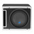 Alpine S-SB10V 10" Vented Loaded Halo Enclosure with Alpine KTA-200 PowerStack Amplifier