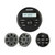 Kicker KMC2 Marine Stereo, 4-Inch Speaker Pair and KRC12 Remote
