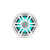 JL Audio M200 7.7" Marine Coaxial Speakers with White Sport Grilles and RGB LED Lighting - 010-04757-00
