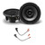Alpine HDZ-65 6.5-Inch Speakers, 1 Pair with 72-4568 Harnesses