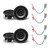 Alpine HDZ-65 6.5-Inch Speakers, 2 Pairs with 72-7800 Harnesses