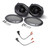 Rockford Fosgate P1692 6x9in Coaxial Speakers, Pair + 72-4568 Harness
