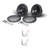 Rockford Fosgate T1650 6.5in Coaxial Speakers, Pair + 72-5602 Harness
