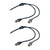 Rockford Fosgate RFIT-20 20ft Stereo RCA Cables, 2 Pack