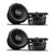 Rockford Fosgate P1V2-4 4in Coaxial Car Speakers, 2 Pairs