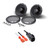 Rockford Fosgate P1650 6.5in Coaxial Speakers, Pair + 72-4572 Harness