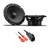Rockford Fosgate P1V2-675 6.75in Coaxial Speakers, Pair + 72-4572 Harness