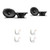 Rockford Fosgate P1V2-65 + P1V2-69 4-Speaker Kit + 72-5602 Harness