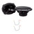 Rockford Fosgate T1692 6x9in Coaxial Speakers, Pair + 72-8104 Harness